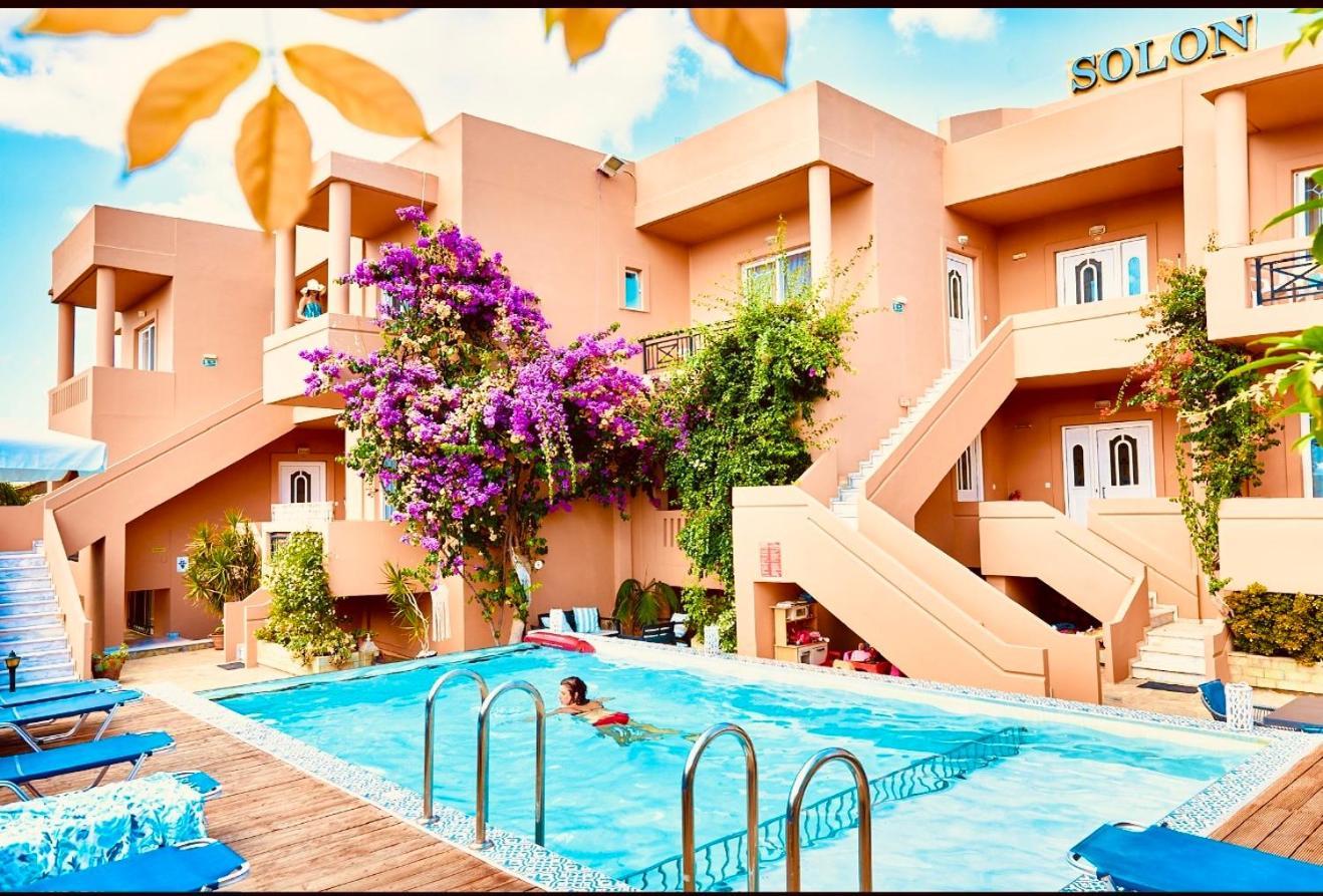 Solon Apartments Máleme Kültér fotó